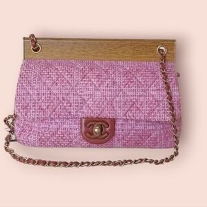 Chanel "Knock on Wood" flap bag